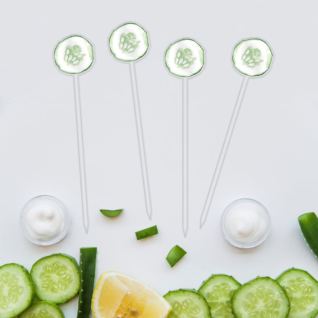 Garnish Pick Set | Cool As A Cucumber
