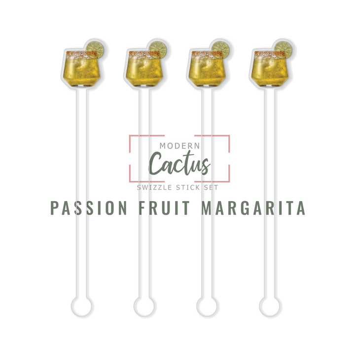 Swizzle Stick Set | Passion Fruit Margarita