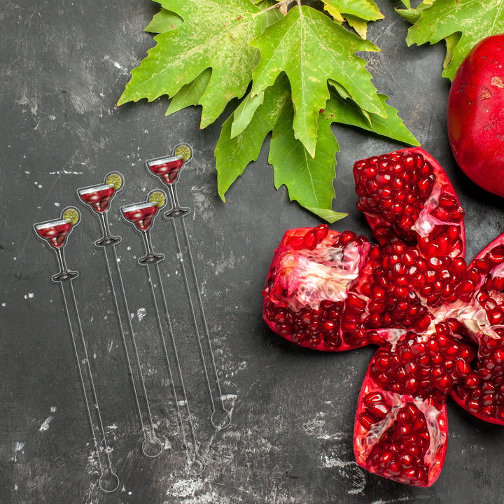 Swizzle Stick Set | Pomegranate Margarita