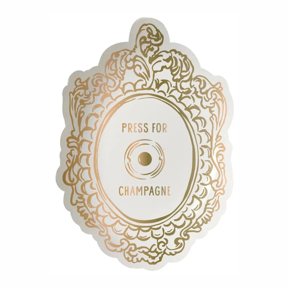 Press for Champagne Trinket Tray