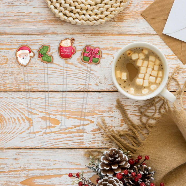 Swizzle Stick Set | Happy Holly-Days