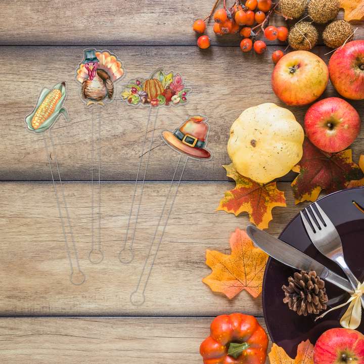 Swizzle Stick Set | Happy Harvest