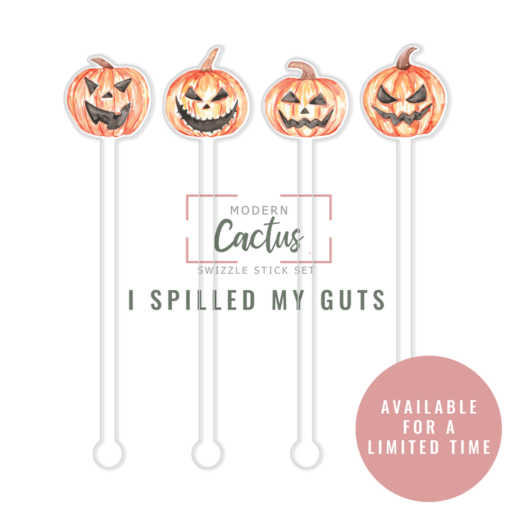Swizzle Stick Set | I Spilled My Guts
