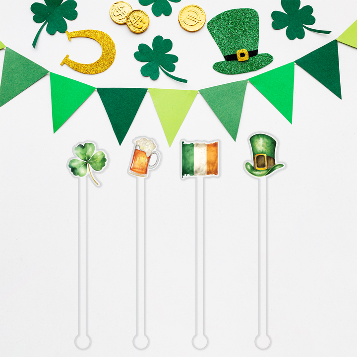 Swizzle Stick Set | Let's Shamrock