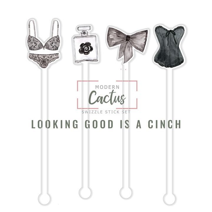 Swizzle Stick Set | Looking Good Is A Cinch