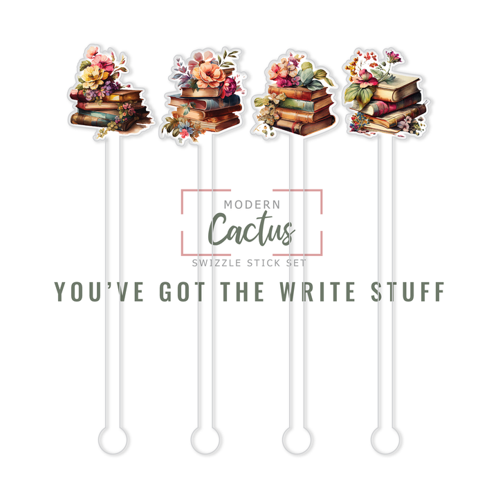Swizzle Stick Set | You've Got The Write Stuff