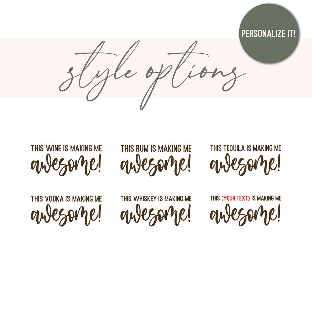 Cocktail Board | This Wine is Making Me Awesome