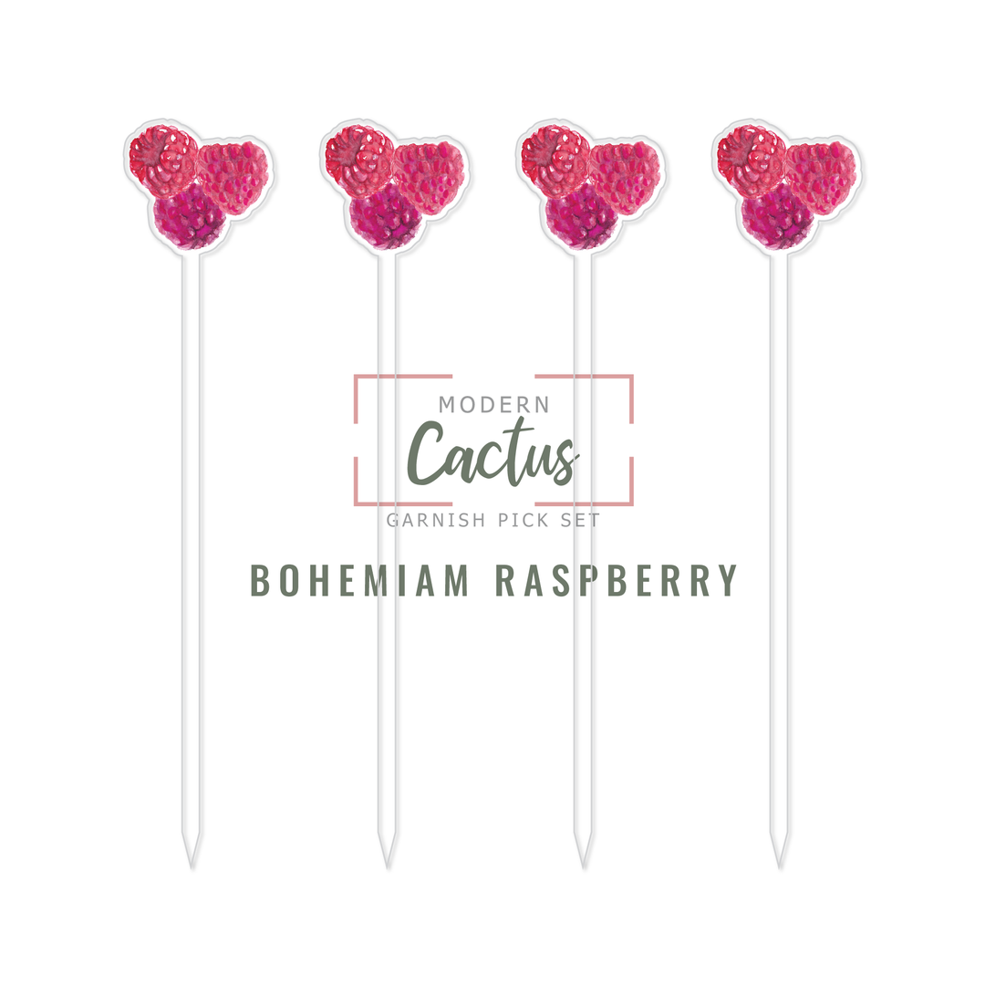 Garnish Pick Set | Bohemian Raspberry