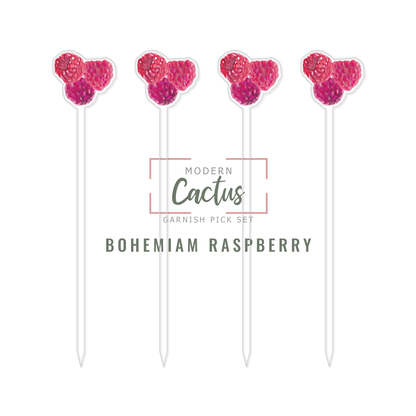 Garnish Pick Set | Bohemian Raspberry