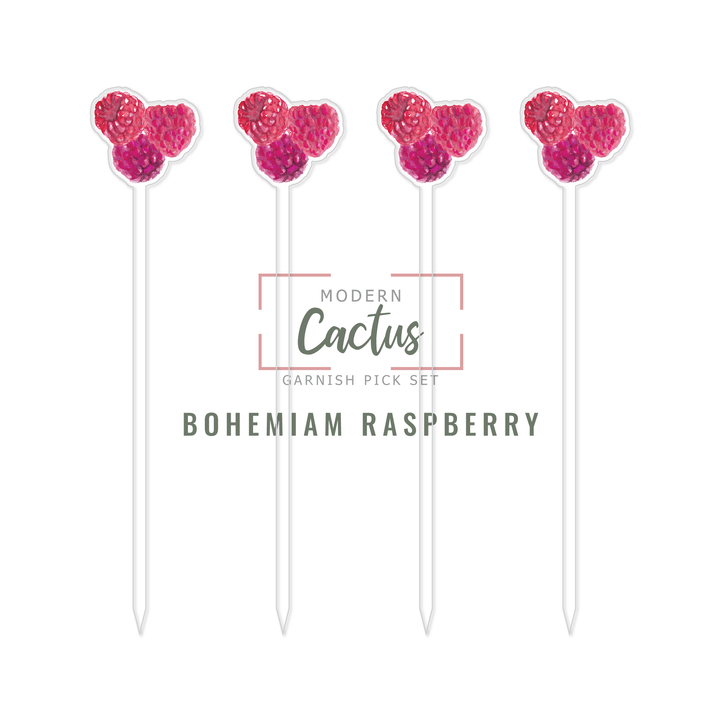 Garnish Pick Set | Bohemian Raspberry