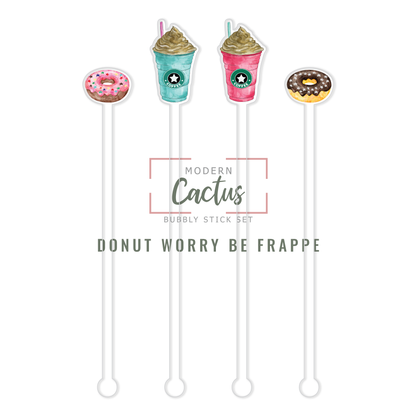 Bubbly Stick Set | Donut Worry Be Frappe