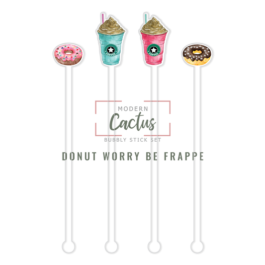 Bubbly Stick Set | Donut Worry Be Frappe