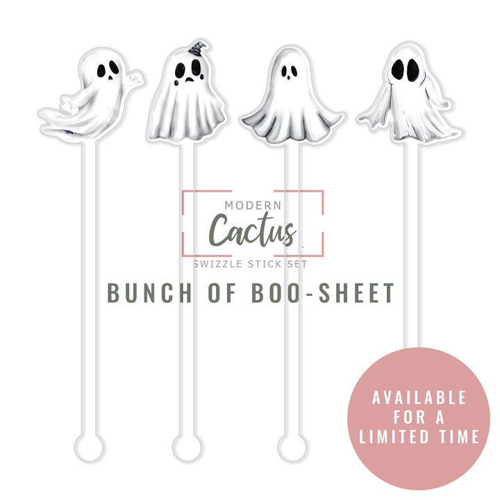 Swizzle Stick Set | Bunch Of Boo-Sheet