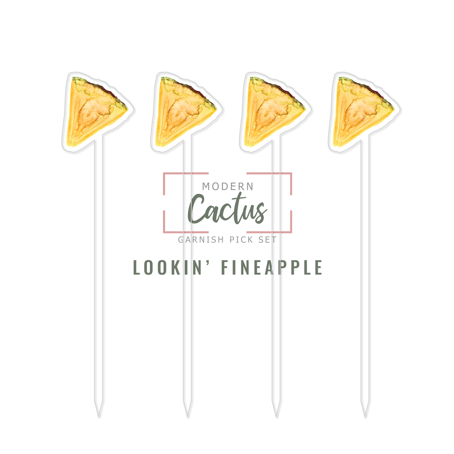 Garnish Pick Set | Feelin' Fineapple