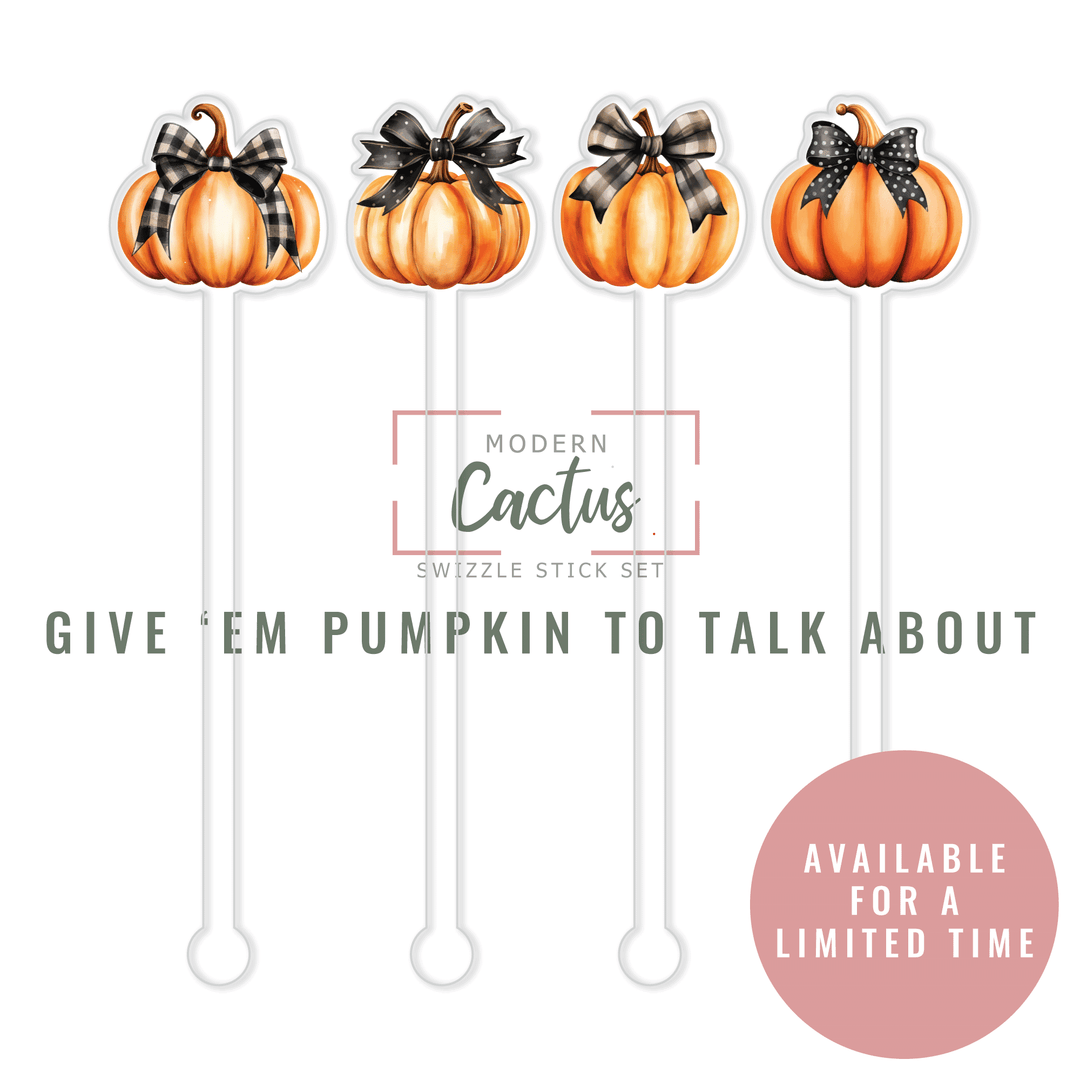 Swizzle Stick Set | Give 'Em Pumpkin To Talk About