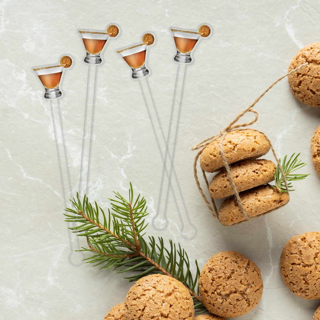 Swizzle Stick Set | Gingerbread Cookie Martini