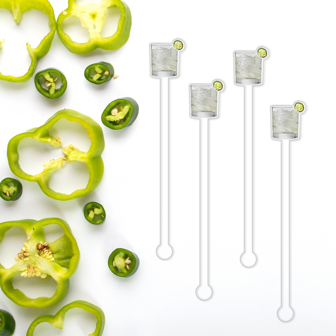 Swizzle Stick Set | Jalapeno Lime Shrub