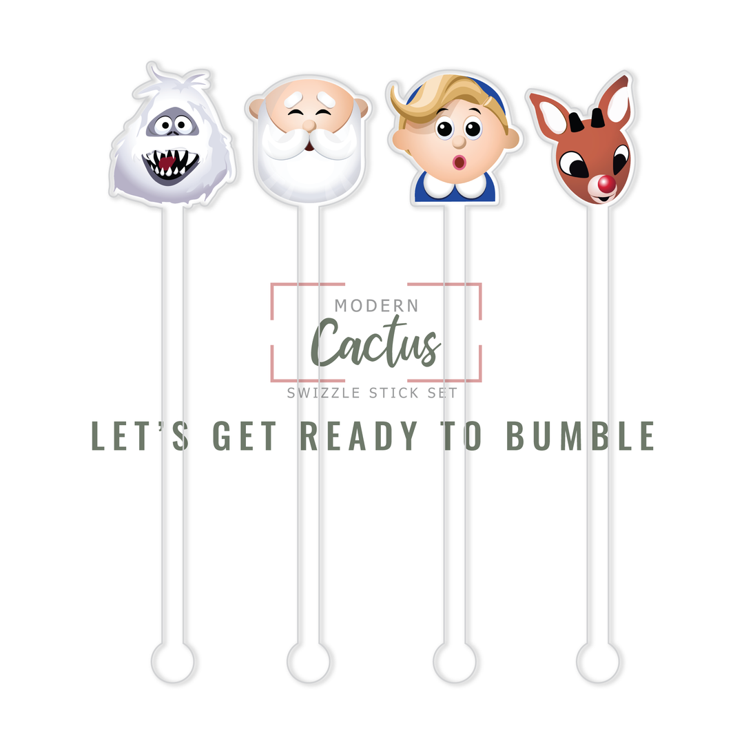 Swizzle Stick Set | Let's Get Ready To Bumble