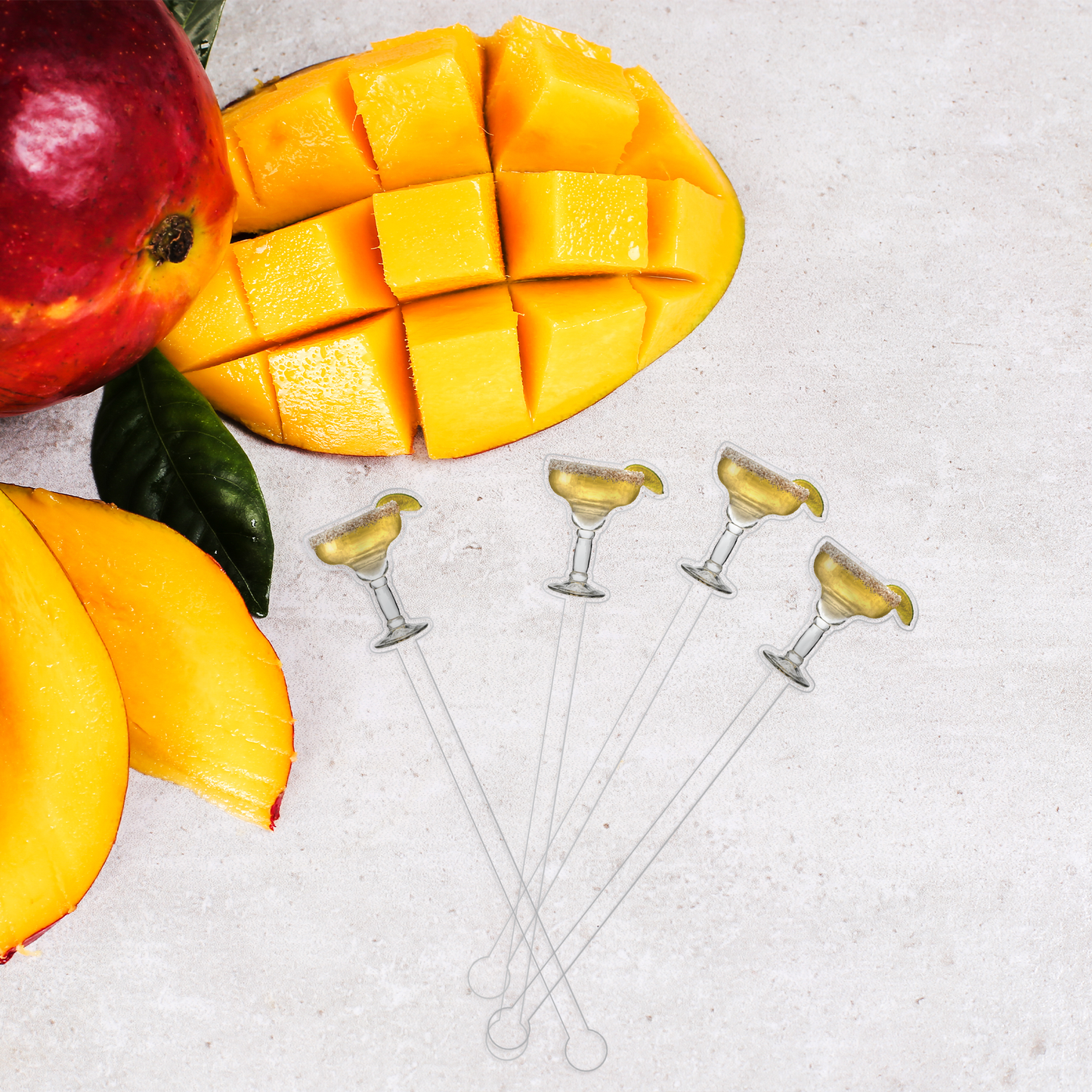 Swizzle Stick Set | Mango Margarita