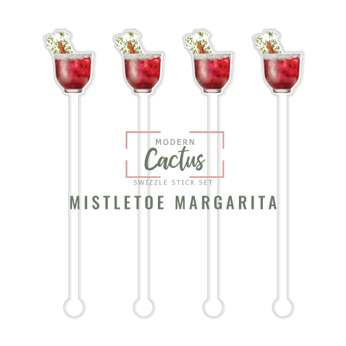 Swizzle Stick Set | Mistletoe Margarita