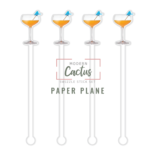 Swizzle Stick Set | Paper Plane