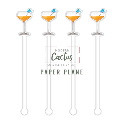 Swizzle Stick Set | Paper Plane