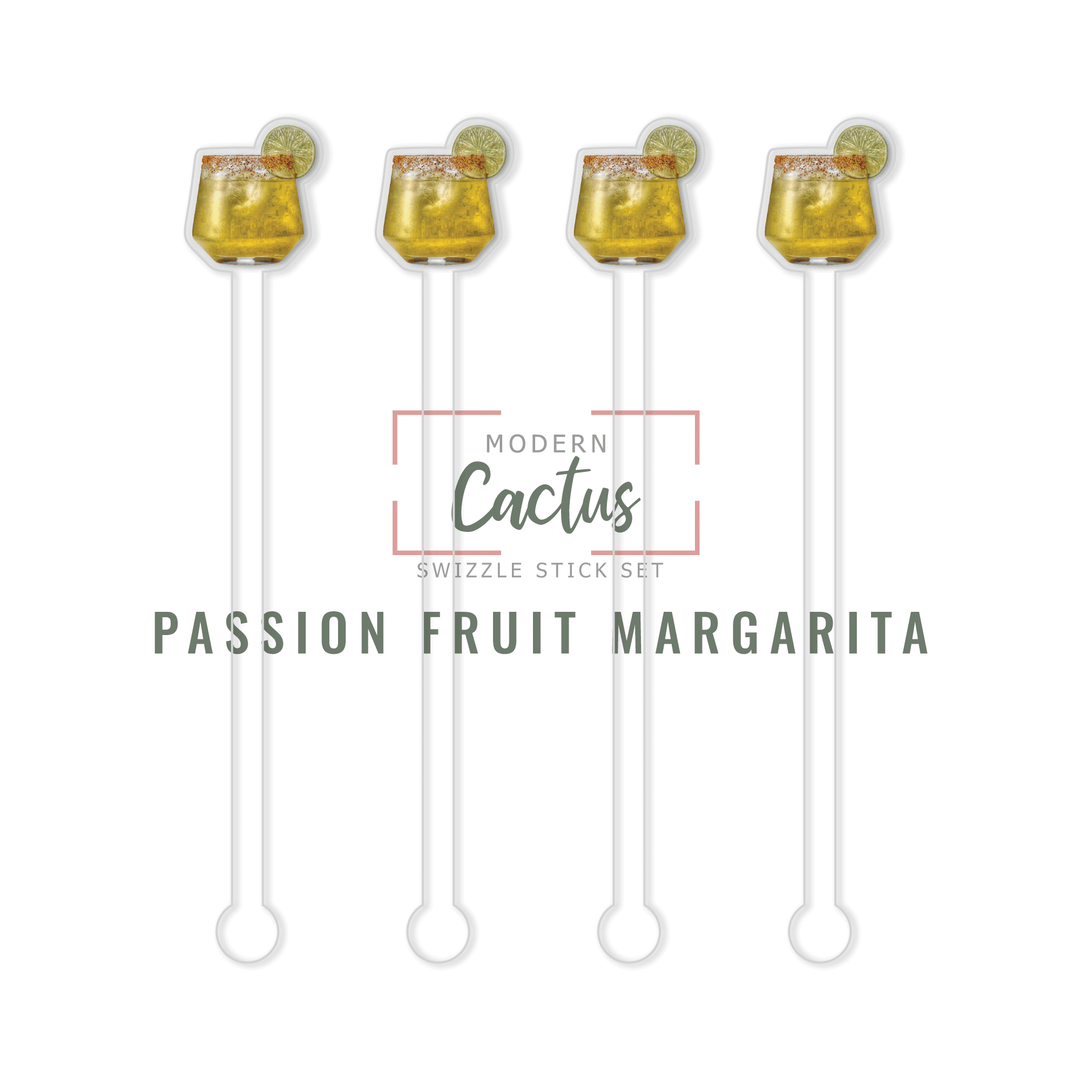 Swizzle Stick Set | Passion Fruit Margarita