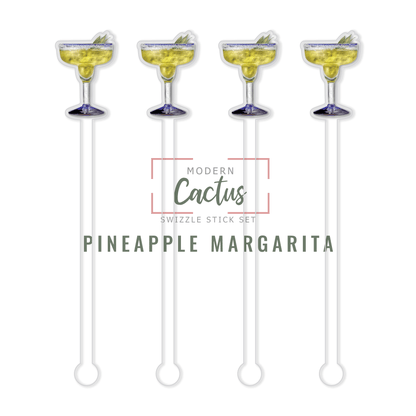 Swizzle Stick Set | Pineapple Margarita