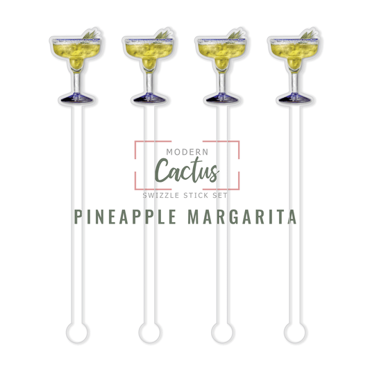 Swizzle Stick Set | Pineapple Margarita
