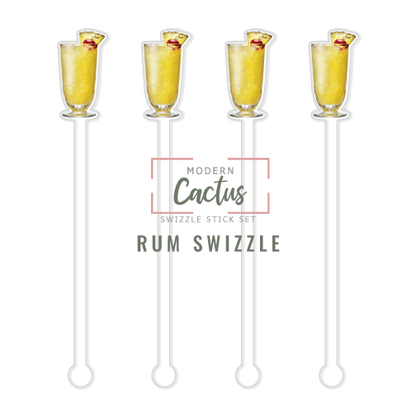 Swizzle Stick Set | Rum Swizzle