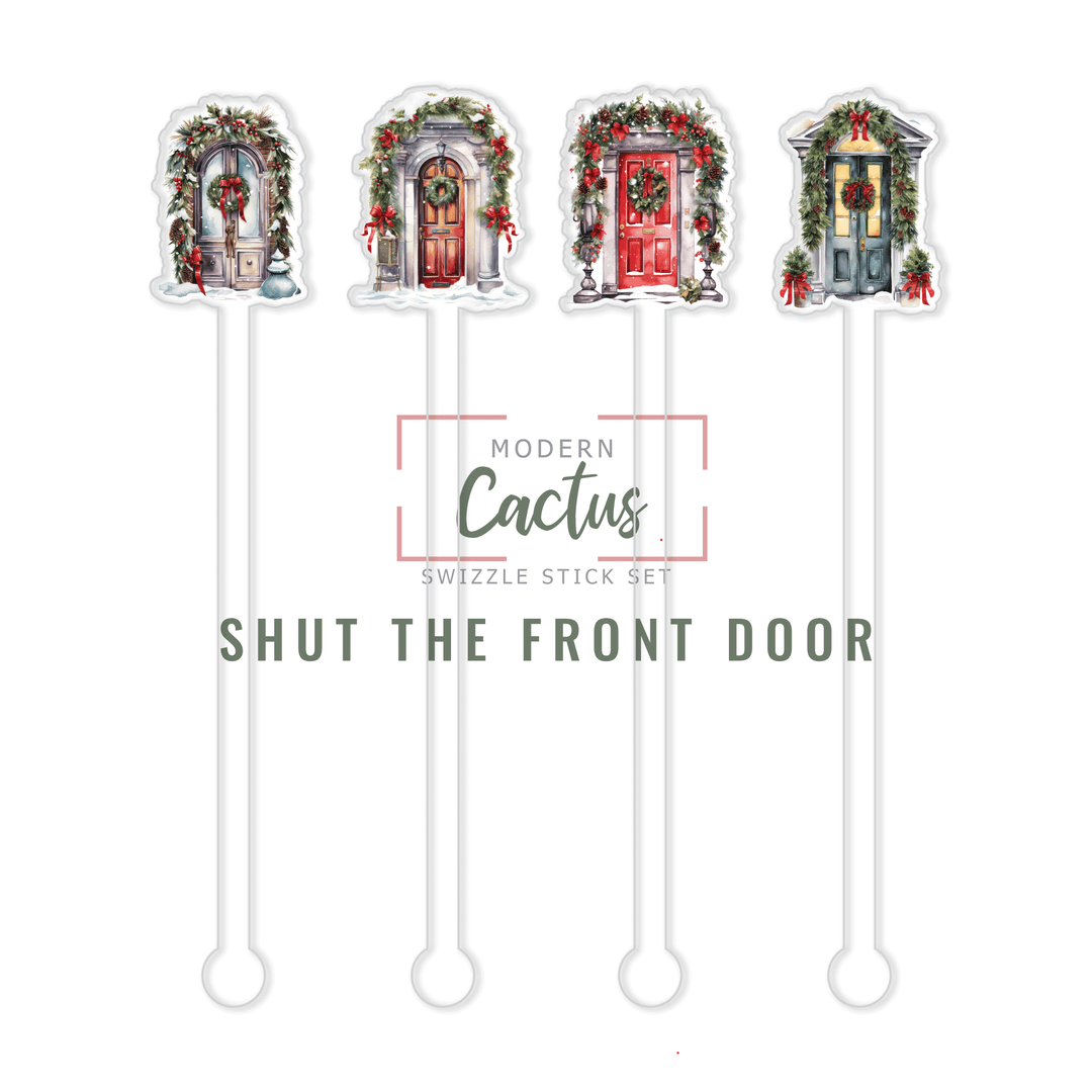 Swizzle Stick Set | Shut The Front Door!