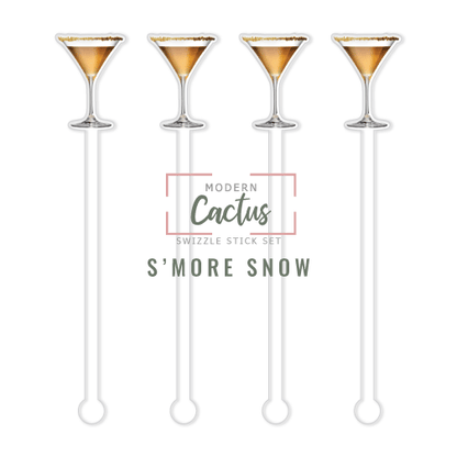 Swizzle Stick Set | S'more Snow