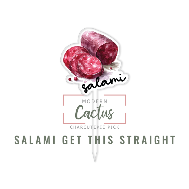 Charcuterie Pick | Salami Get This Straight