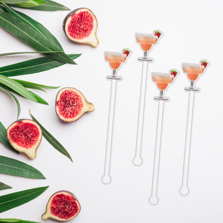 Swizzle Stick Set | Strawberry Guava Margarita