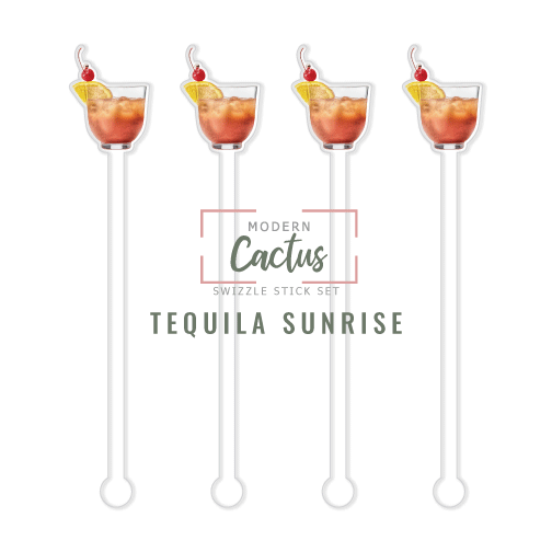 Swizzle Stick Set | Tequila Sunrise