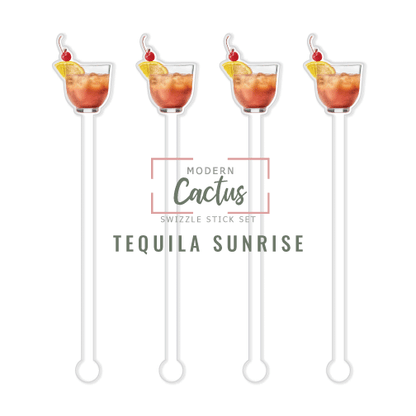 Swizzle Stick Set | Tequila Sunrise