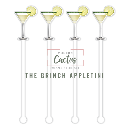 Swizzle Stick Set | The Grinch Appletini