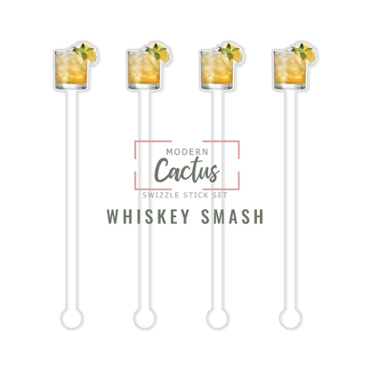 Swizzle Stick Set | Whiskey Smash