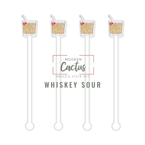 Swizzle Stick Set | Whiskey Sour