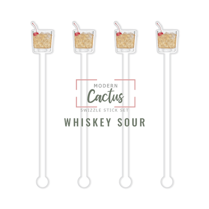 Swizzle Stick Set | Whiskey Sour
