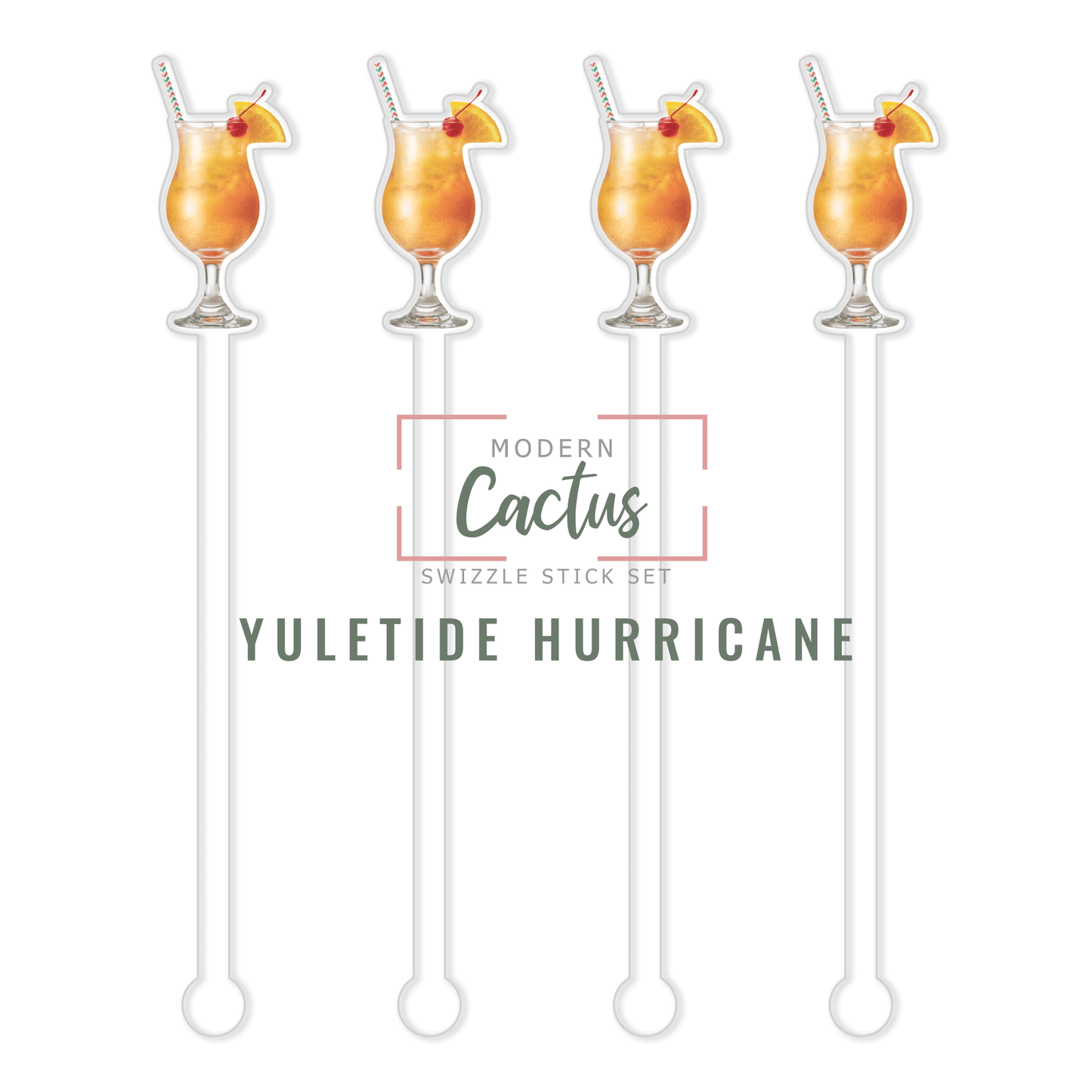 Swizzle Stick Set | Yuletide Hurricane