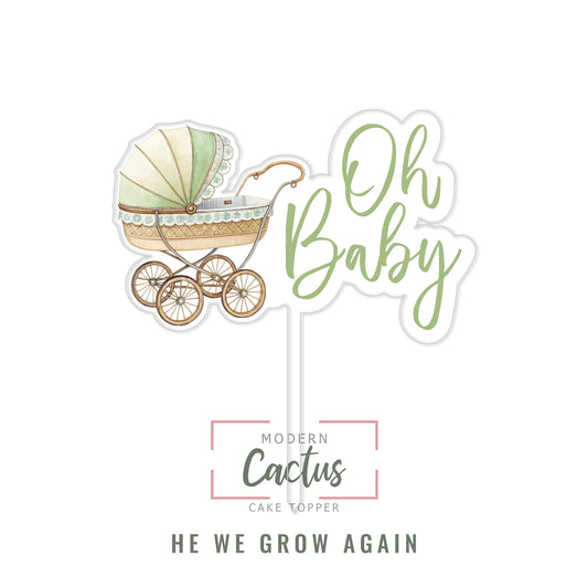 Cake Topper | Here We Grow Again