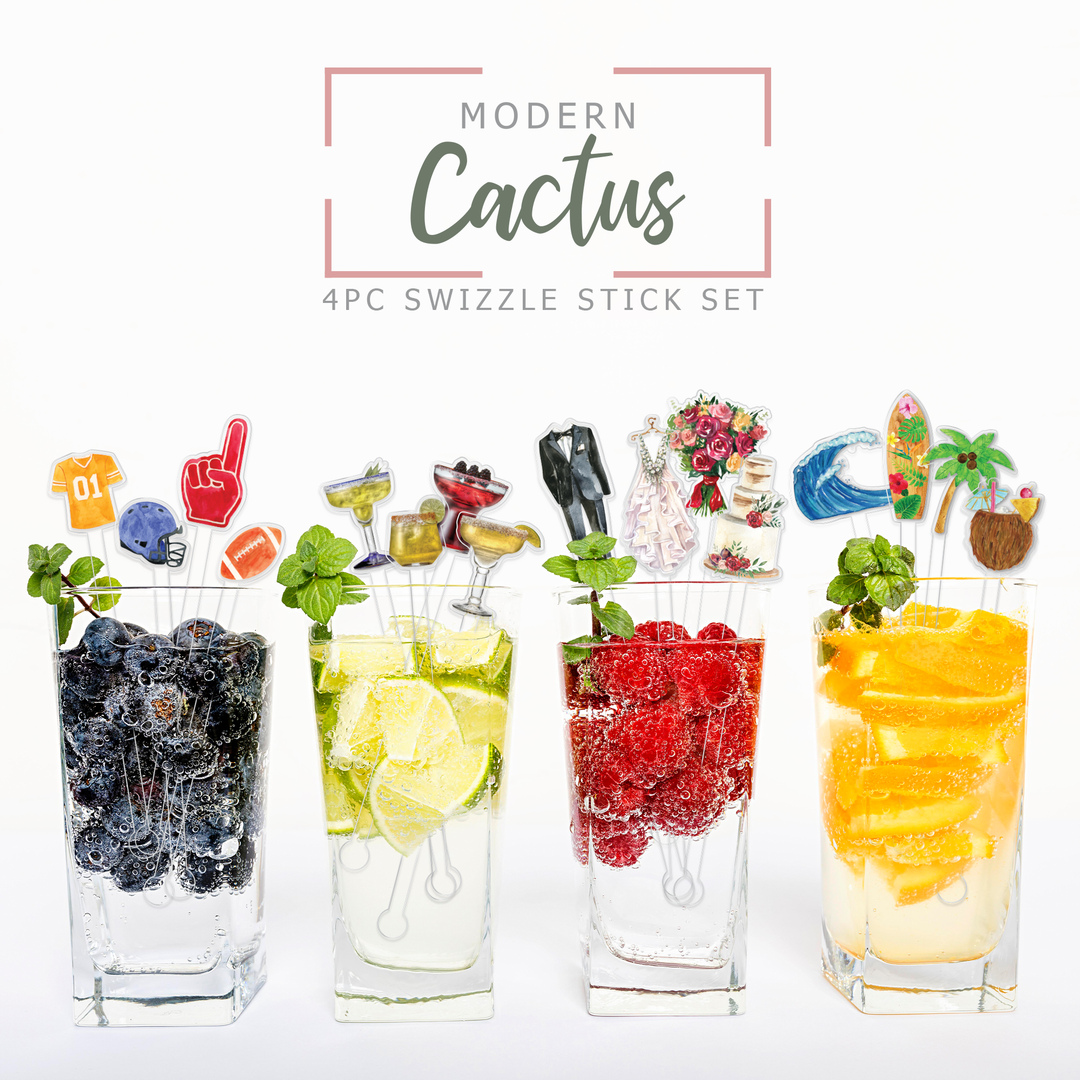 Swizzle Stick Set | Pretty Fly For a Cacti