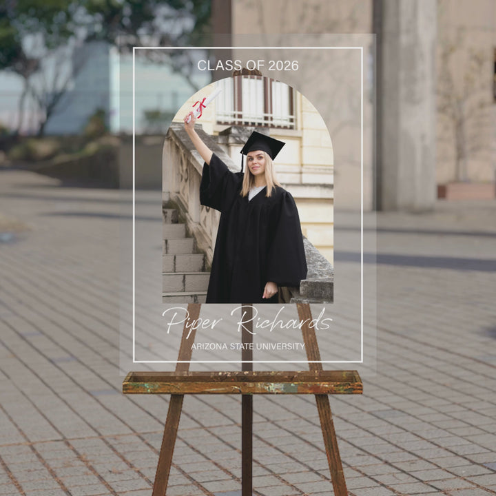 Graduation Photo Sign | Arch