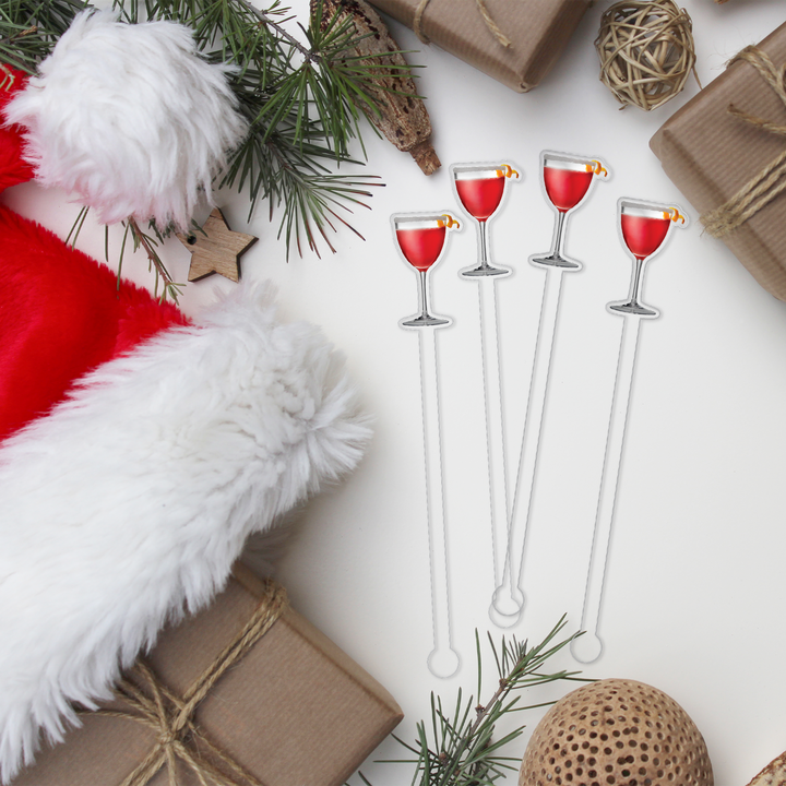 Swizzle Stick Set | Santa's Punch