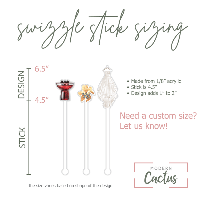 Swizzle Stick Set | I Have A Bubbly Personality