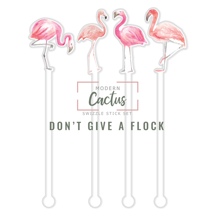 Swizzle Stick Set | Don't Give A Flock