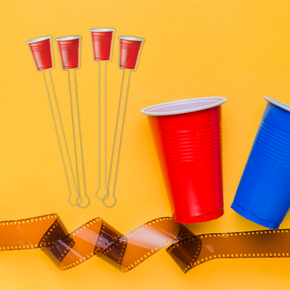 Drinkin' Solo swizzle stick set styled for a 21st birthday celebration
