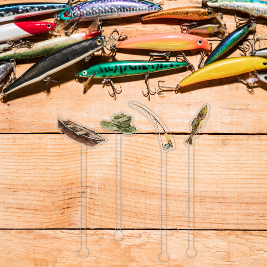 Fish Upon A Star swizzle stick set styled for a 18th birthday celebration
