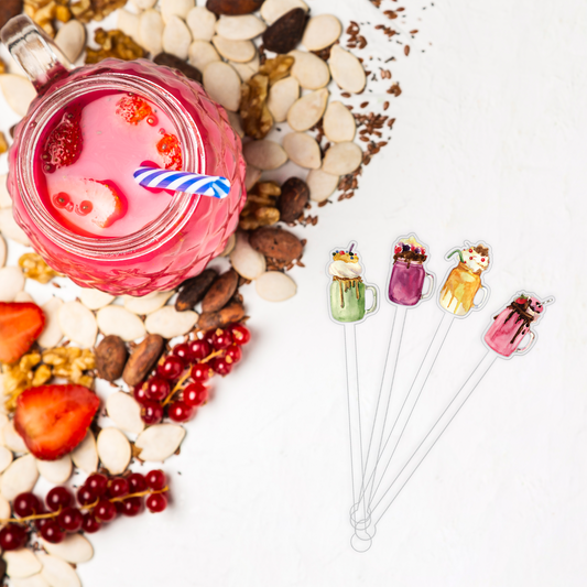 For Heaven's Shake swizzle stick set styled for a sweet 16 celebration